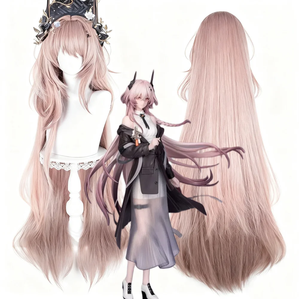 

В НАЛИЧИИ Theresa Косплей Парик MiukoCosplay Game Arknights Косплей Розовый Цвет Длинные Волосы