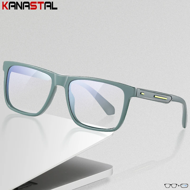 

Women Reading Glasses Prescription Optical Lenses Men Blue Light Blocking Myopia Eyewear Computer Acetate Fibre Eyeglasses Frame