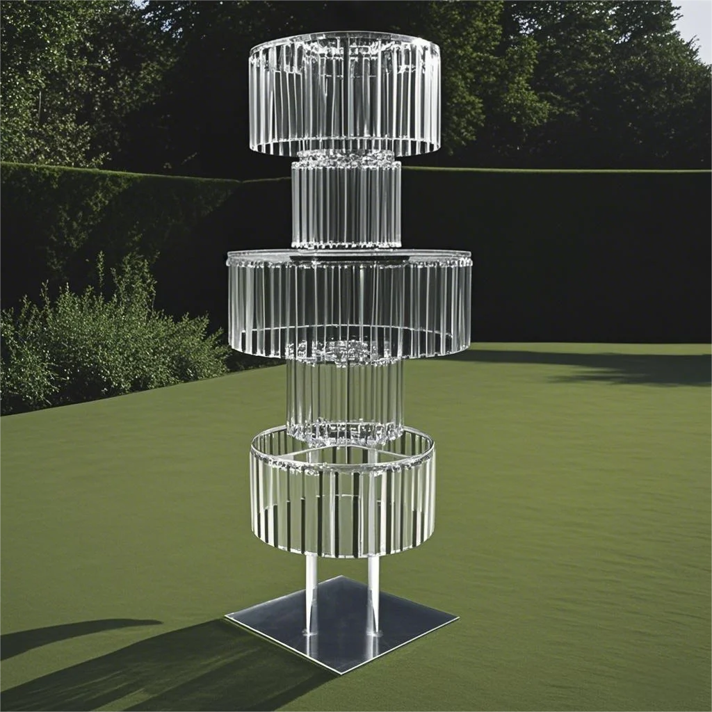 

5-Tier Acrylic Flower Stand for Wedding Centerpieces, Hanging Acrylic Modern Home Party Decor