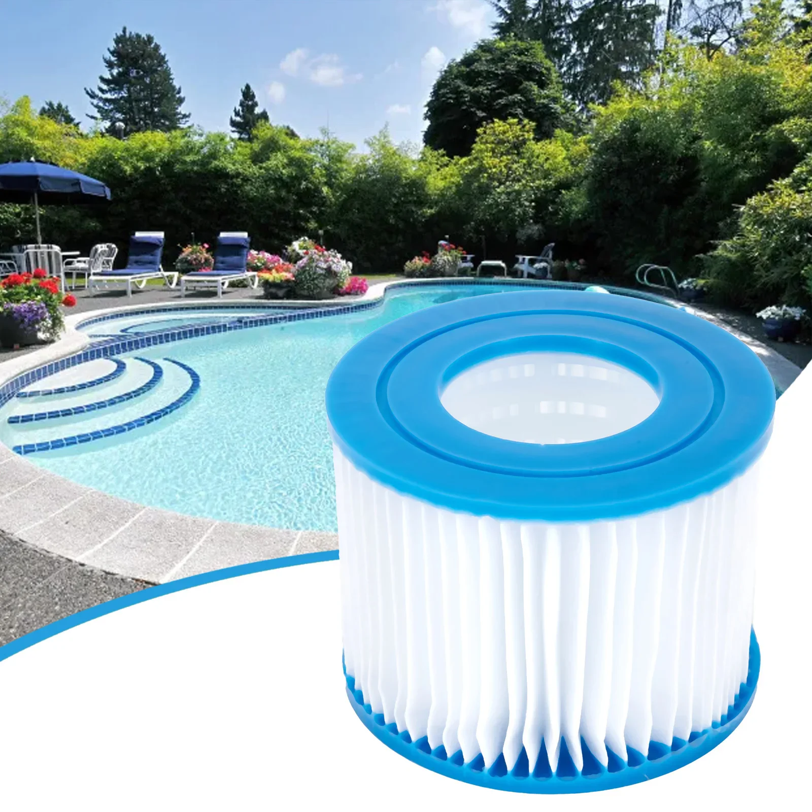 1pcs Filter For Lay Z Lazy Hot Tub Spa Pool Miami Vegas Monaco Cartridge Filter VI Swimming Pool Filter Garden Spas Pool Filter