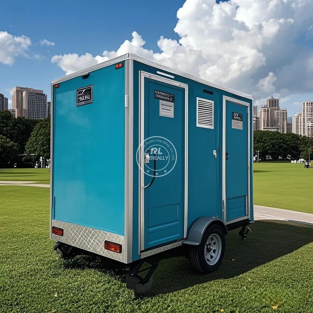 

NEW Low Price Toilet Trailer Outdoor Portable Bathroom Unit Shower Luxury Portable Toilet Trailer