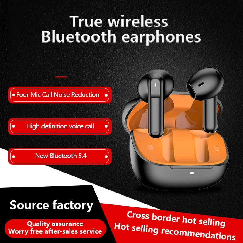 Explosive TWS Wireless Bluetooth Earphones with Four Mark ENC High Definition Call Noise Reduction