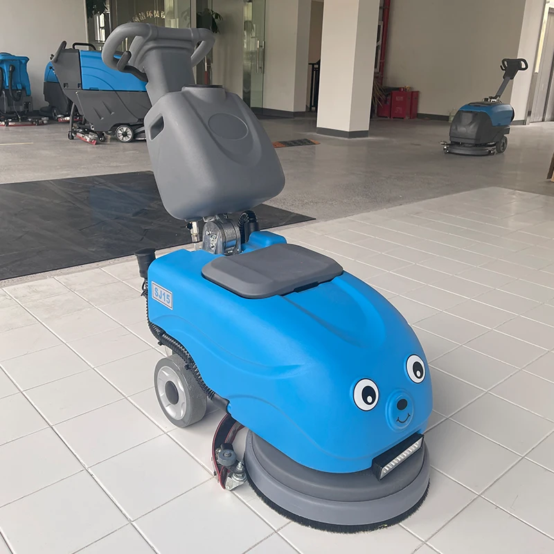 Cheapest Price Small Area Cleaning Walk Behind Mini Floor Scrubber Floor Washing Machine