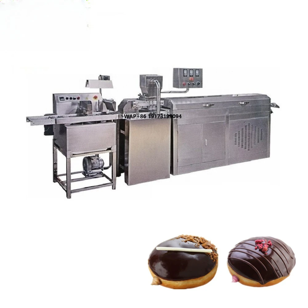 

Fully Automatic Chocolate Coating Machine Chocolate Enrobing Machine Wafer Enrober