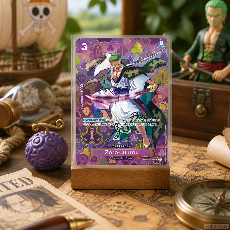 Коллекционные карты Zoro-Juurou OP05-067 DIY OPCG: Классическая аниме-игра, самодельные одиночные карты, подарок-игрушка, набор из 5 или 10 штук