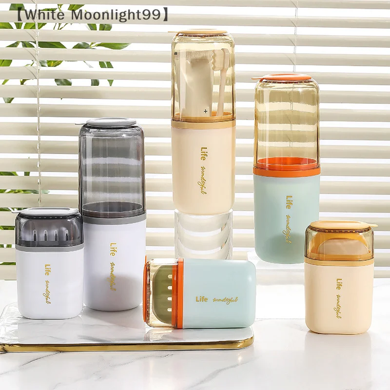Travel Toothbrush Toothpaste Storage Case Box Soap Container Dish Tray Camping Portable Toiletries Storage Organizer Accessory