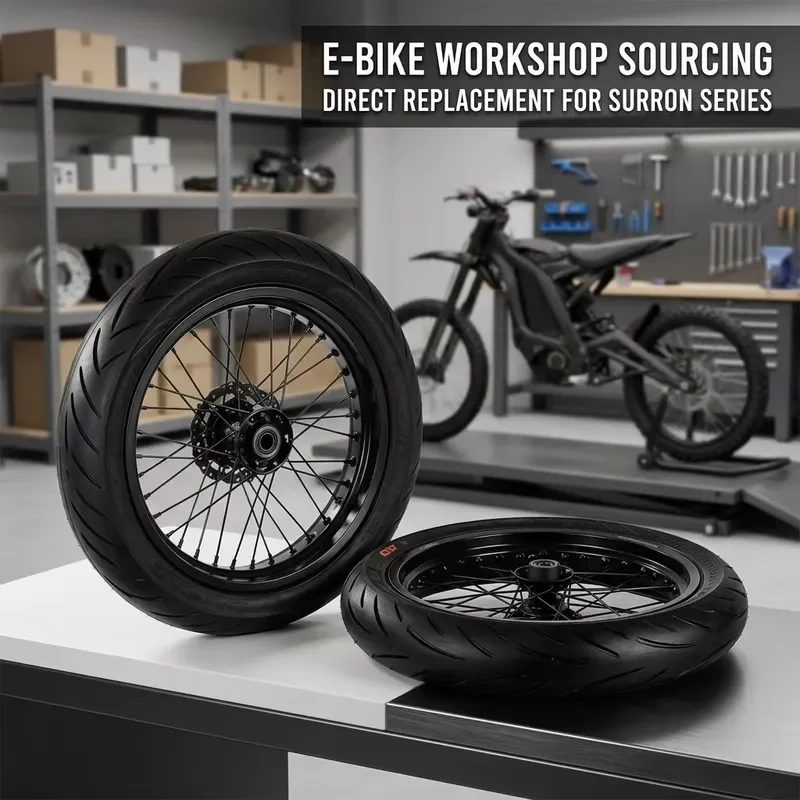 Light Bee X LBX 17-Inch Superbike Wheel Kit 70 90-17 90 80-17 Tires, High Performance Electric SUV Electric Bike Parts