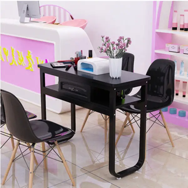 Women Beauty Manicure Table Manicurist Living Room Manicure Table Simple Reception Counter Mesa Manicura Salon Furnitur YN50MT