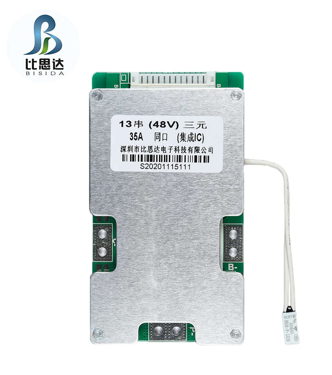 Bibasa-リチウム電池保護ボード,13s,48v,10a/20a/30a/50a,18650バッテリーパック用nc付き共通ポート