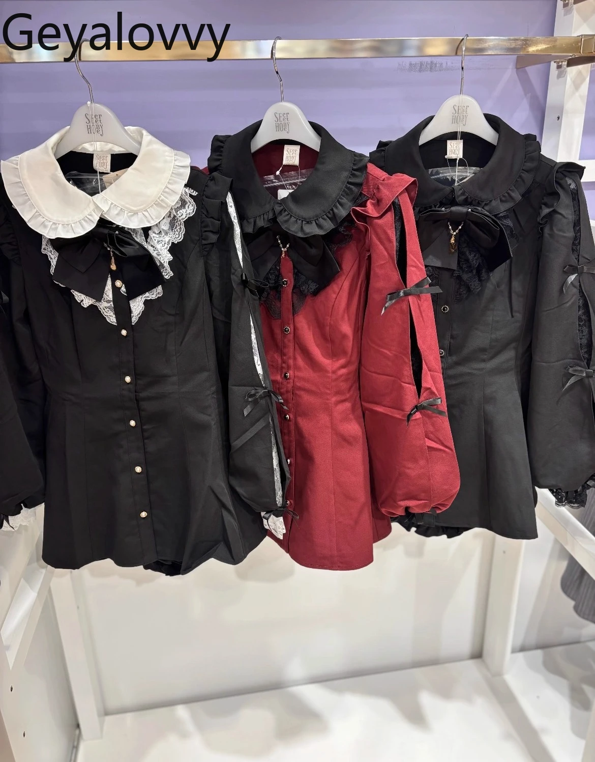 

Платье с длинными рукавами и бантом в японском стиле SC, тонкое однобортное платье с высокой талией и шорты, комплект из двух предметов