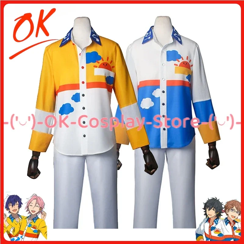 [Customized] Game Ensemble Stars Sagami Jin Kunugi Akiomi Oukawa Kohaku Sazanami Jun Cosplay Costume Gem Shirt Party Uniforms