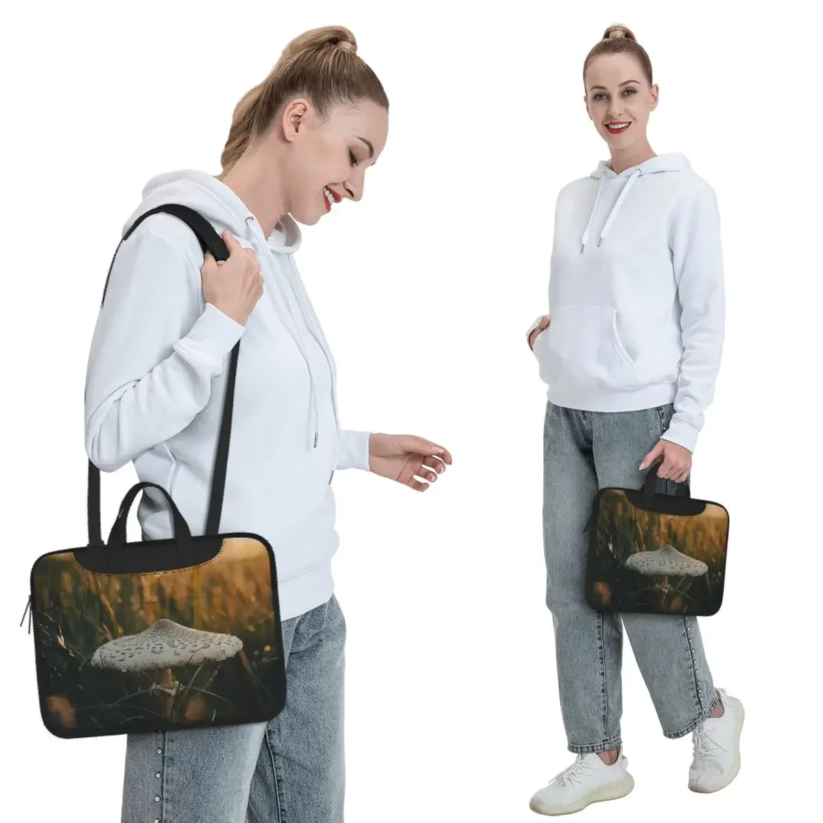 Waterfront Vodafone View Of A Seaside Town Crossbody Laptop Bag Case Computer Bag 13 14 15.6 Inch Notebook Pouch for Macbook Pro