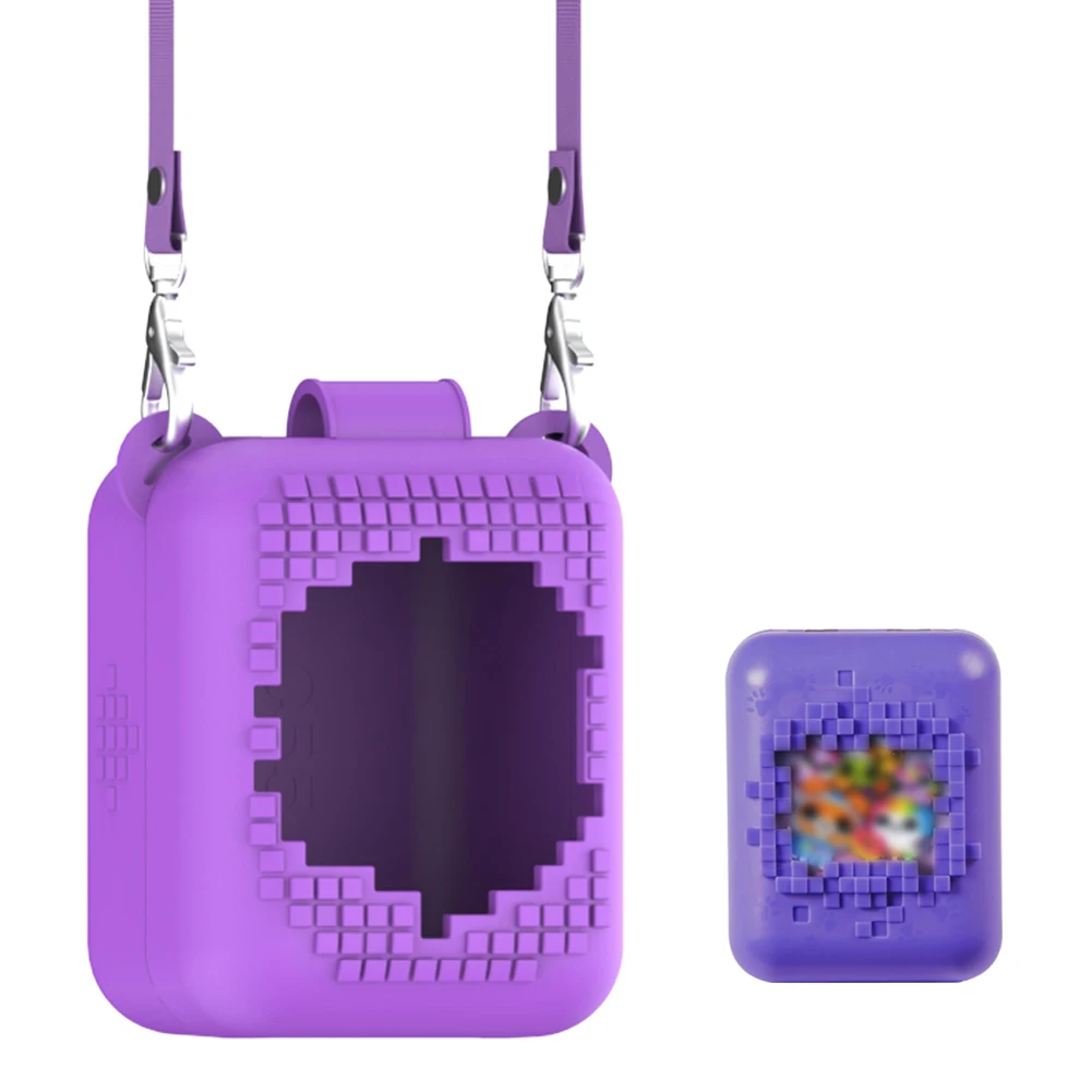 

2/1PCS Electronic Pets Silicone Case for Bitzee Interactive Toy Waterproof Protective Case Digital Pet Case with Lanyard Parts
