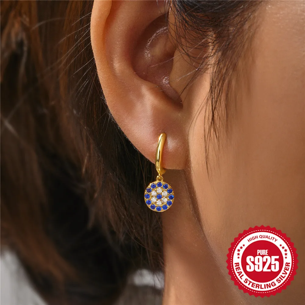 

Женские серьги-капельки CANNER Evil Eyes из серебра 925 пробы с цирконом, роскошные трендовые, подходят для помолвки, черной пятницы, Хэллоуина, осени, 2023