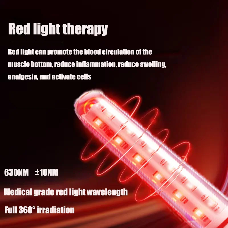 Gynecological Inflammation Treatment Device LED Red Light Blue Light Massage Treat Chronic Pelvic Inflammatory Disease Vaginitis