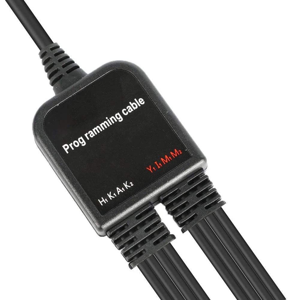 

Write Frequency Line Programming Cable For Talkie 8 Connectors ABS Corrosion-Resistant For Walkie Multifunctional