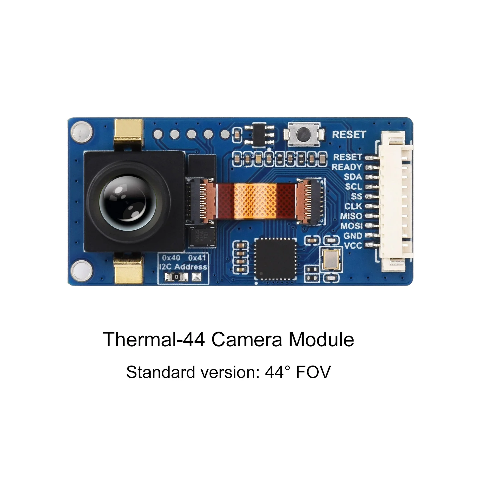 Long-wave IR Thermal Imaging Camera Module Options 44° FOV / Wide angle version 90° FOV 80x62 Pixels IR Array Motion Detection