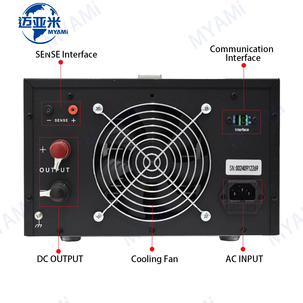 Laboratory programmable charging adjustable 15V 60A switch AC to DC power inverter charging