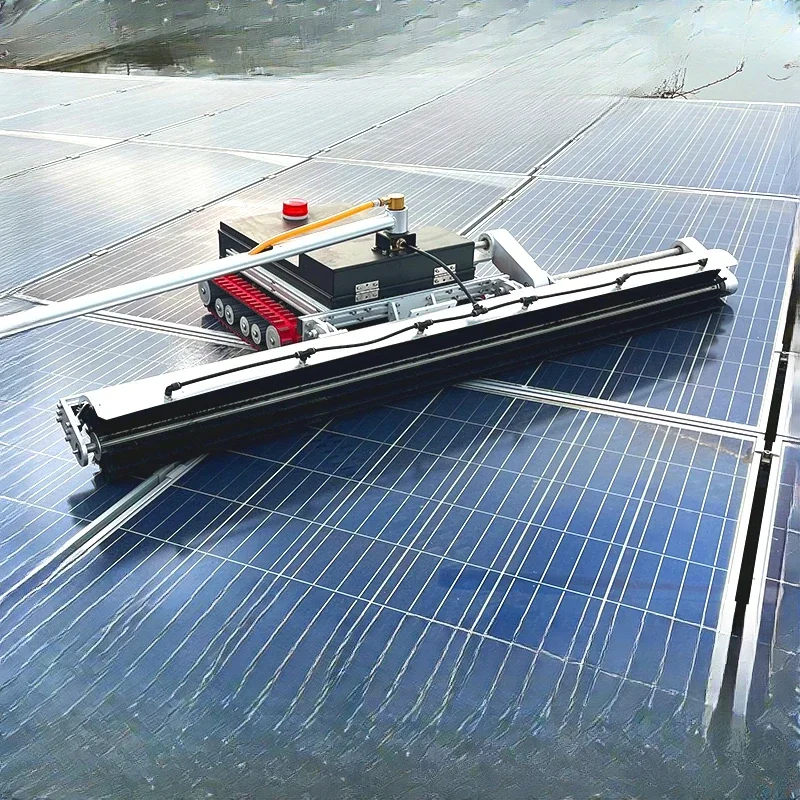 Remote control crawler photovoltaic cleaning robot photovoltaic panel cleaning equipment power station