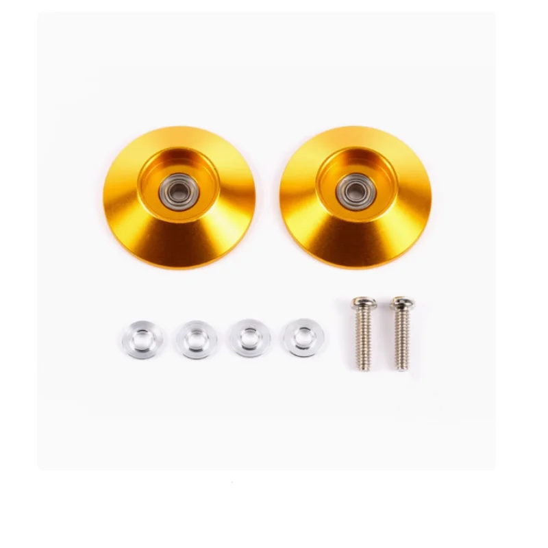 Authentic TAMIYA 4WD accessories flying saucer anti-hanging anti-tilt guide wheel 19mm 95583 gold