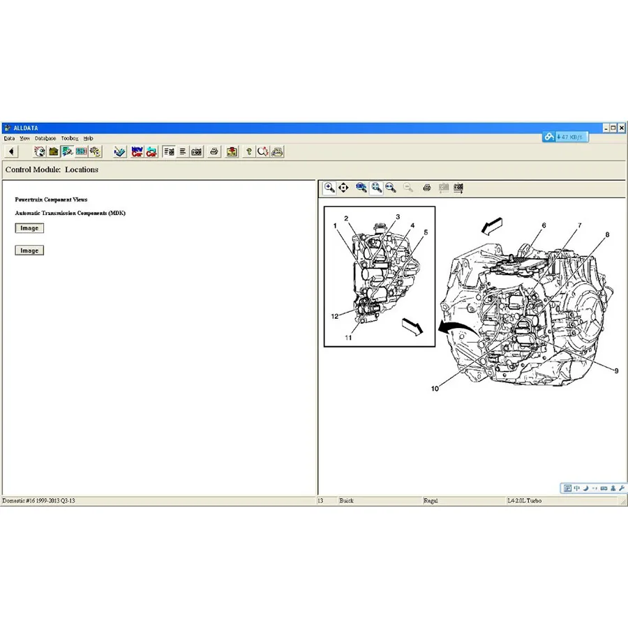 1TB HDD Alldata 10.53 + 2015 Michel Ondemand 1Q + Vivid Workshopdata + ATRIS + ATSG Car Wiring Diagram 5 In 1