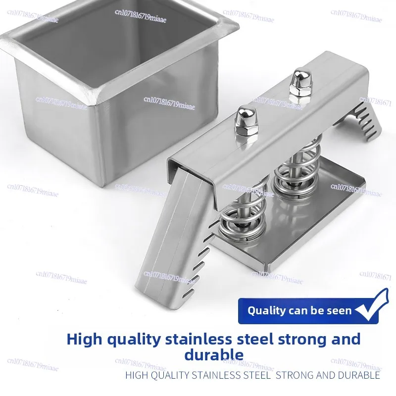 304 Stainless Steel Meat Pressing Mold Lunch Meat Bacon Toast Molding Mold Box Beef and Mutton Cooked Meat Pressing Mold