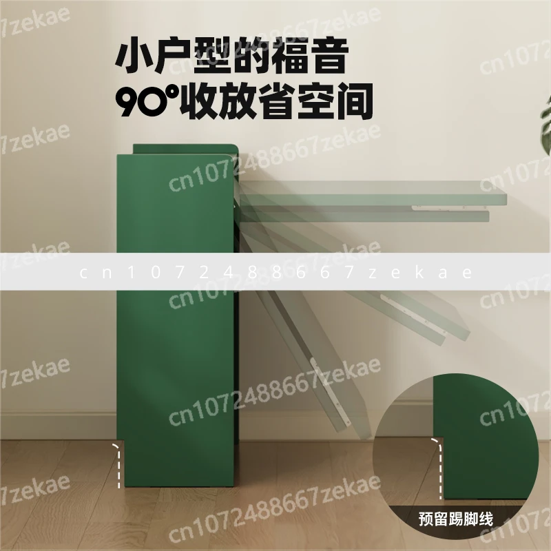 

Детский учебный стол, книжная полка для домашнего обучения, встроенный письменный стол из цельного дерева, складной стол для маленькой квартиры