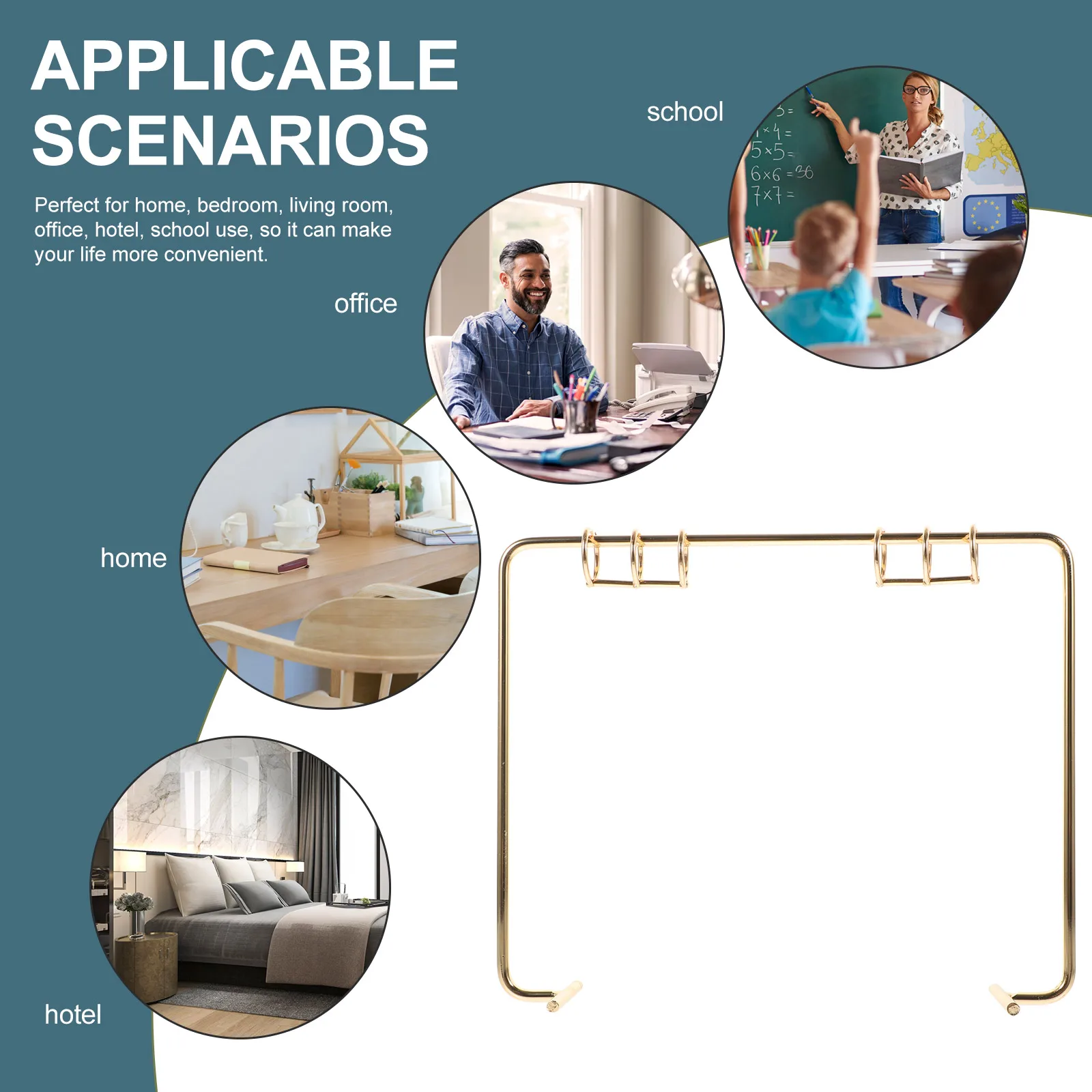 1pc fer approvisionnement à la maison Support bureau maison bureau décor rabat calendrier Support calendrier Support Support support d'approvisionnement