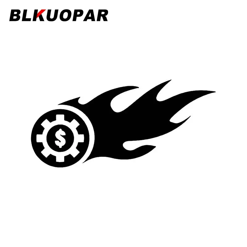 BLKUOPAR Gear Ball Sports Silhouette Car Stickers Personality Decals Vinyl Car Wrap Campervan Creative Snowboard Scratch-Proof