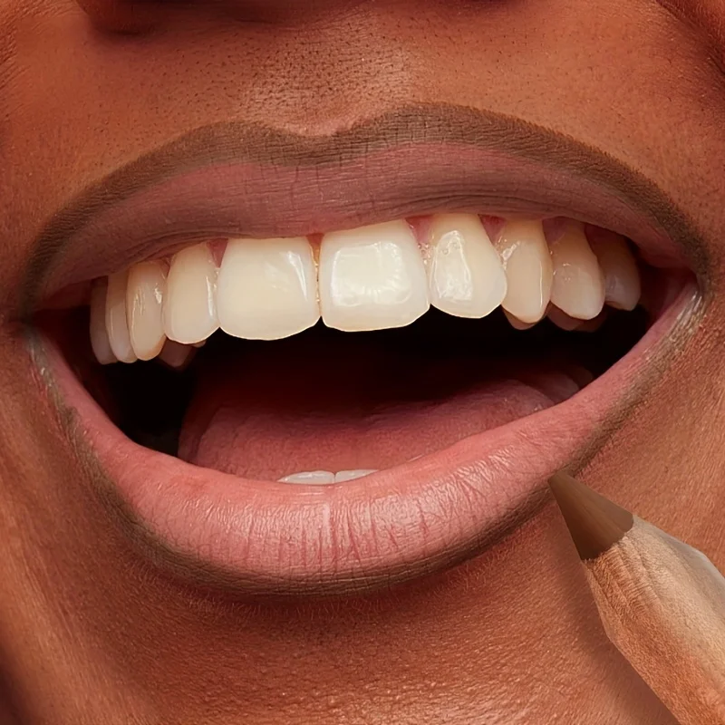 Pudaier Lip Contour 2.0 Matita per labbra opaca Impermeabile a lunga durata Facile da colorare con temperamatite incorporato