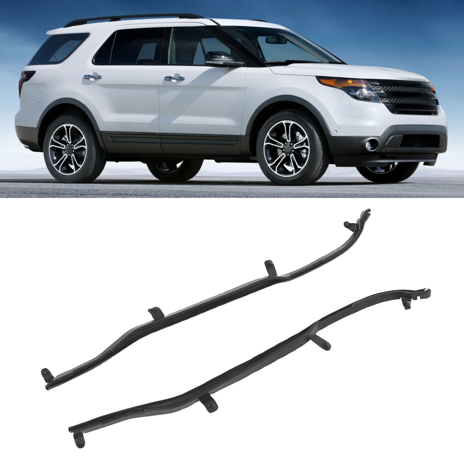 باب السيارة الخلفي الحواف الأمامية السير الوقائي الأختام لفورد اكسبلورر 2011-2019 اليمين اليسار الطقس تجريد الباب قطاع BB5Z7825324B