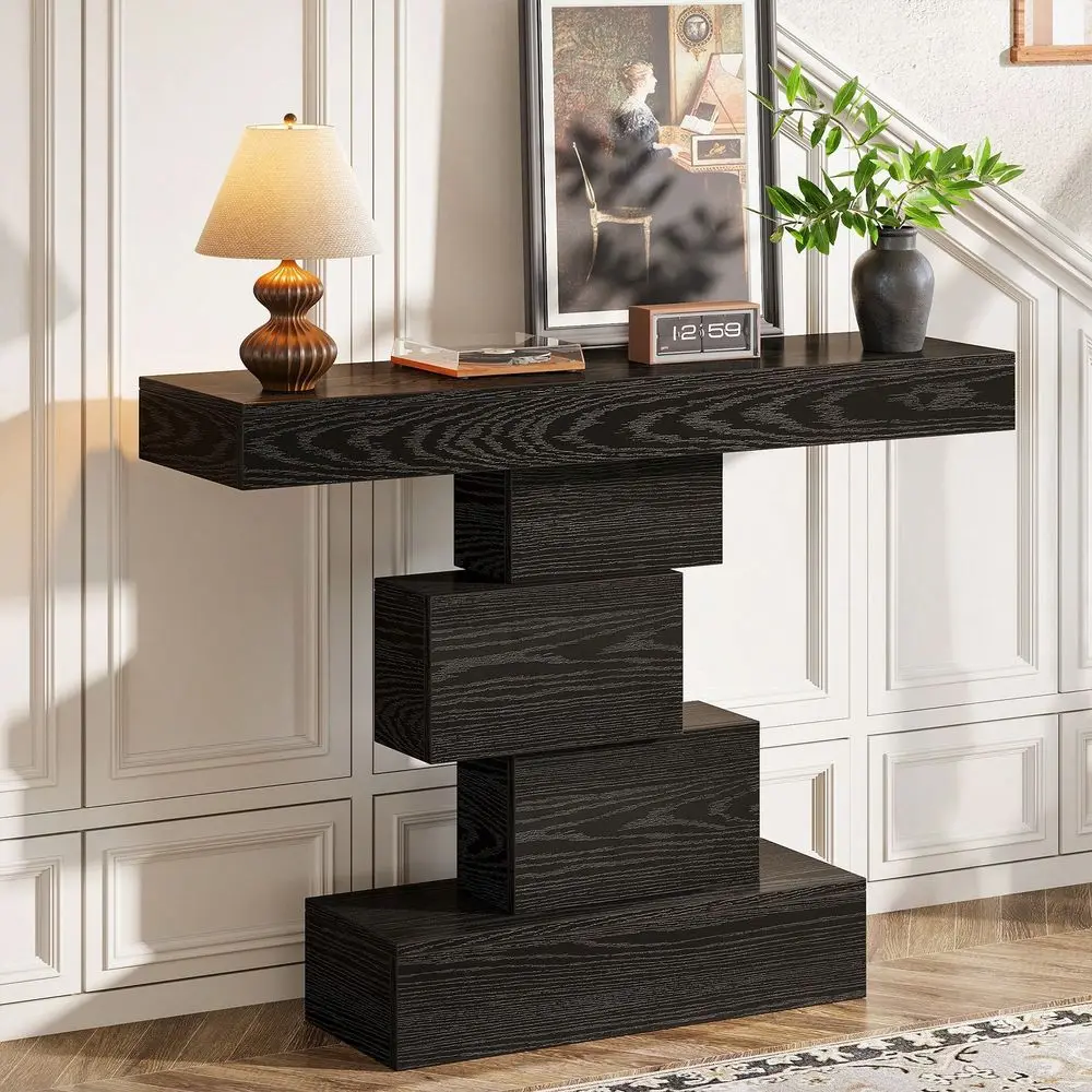 

42.5Inch Modern Console Table, Narrow Wood Entryway Table Accent Table For Living Room, Hallway, Entrance