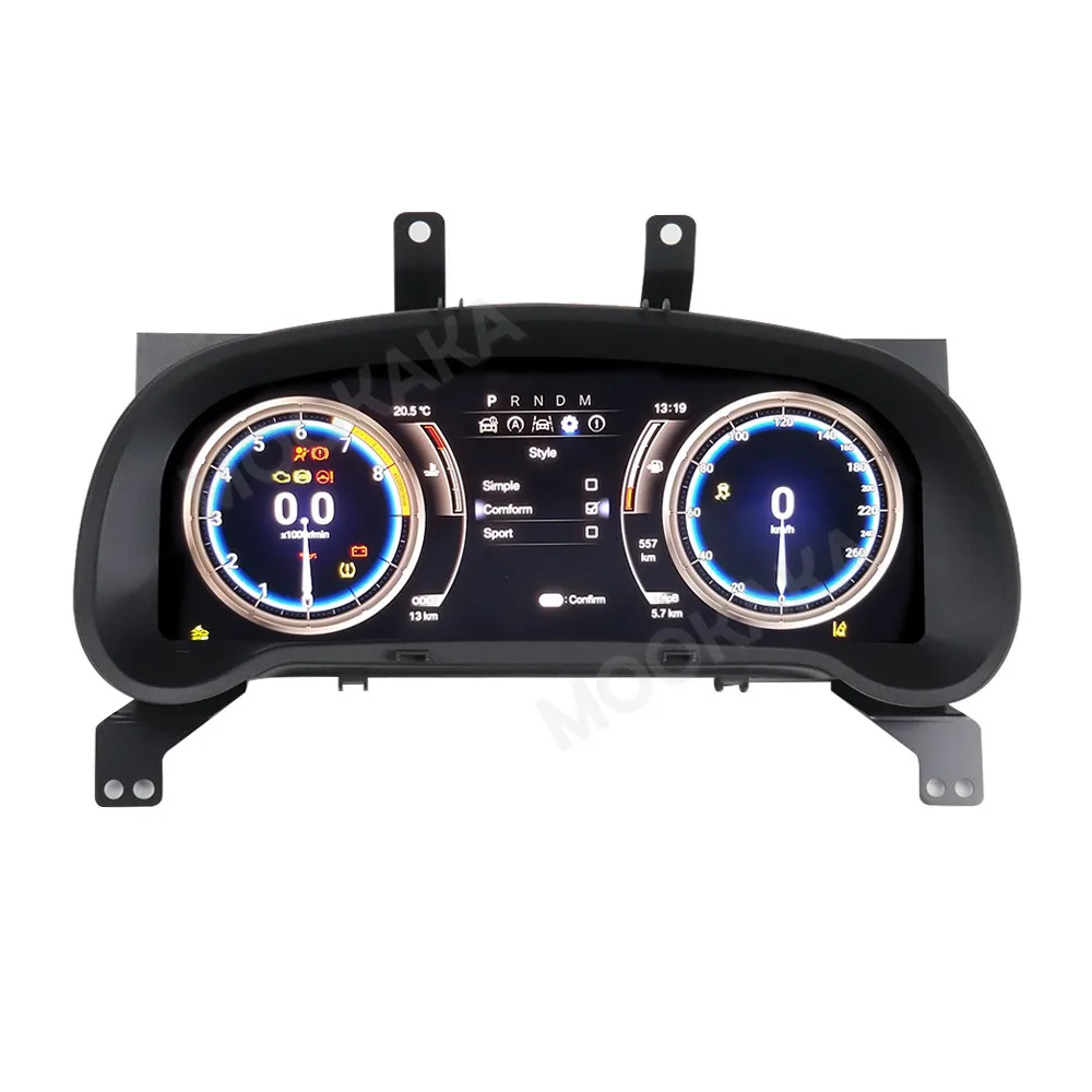 12.3 inch Car Digital Cluster Instrument Virtual CockPit For Lexus RX300 RX330 RX350 RX400 2015 - 2021 LCD Guages Speedometer