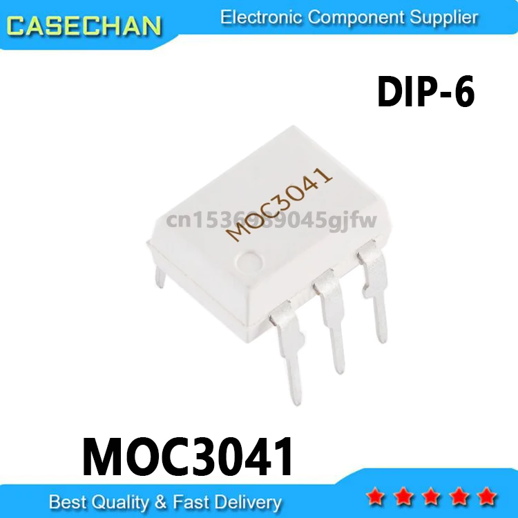 10PCS New and Original  DIP6  MOC3041