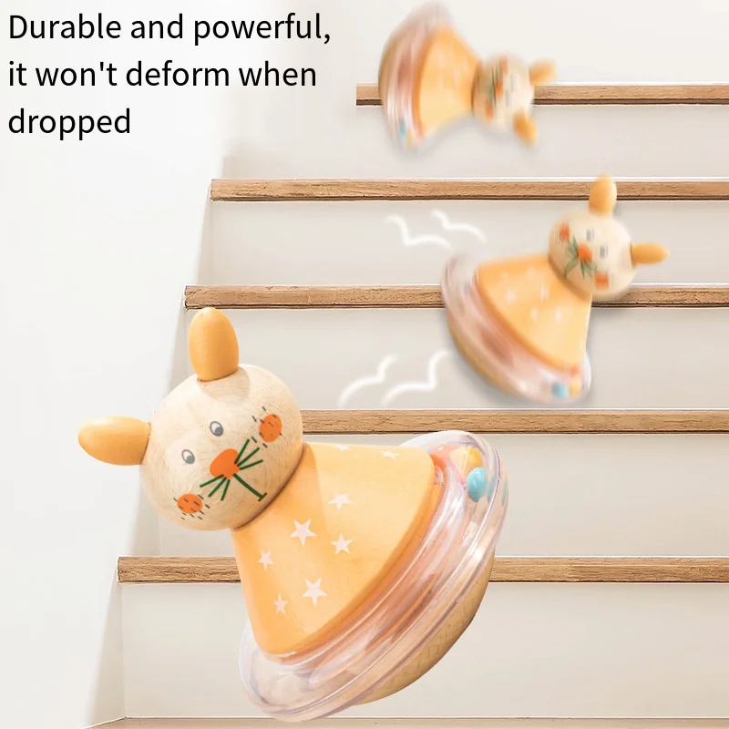 لعبة متذبذبة للأطفال من مونتيسوري - لعبة حسية غير قابلة للكسر على شكل حيوان