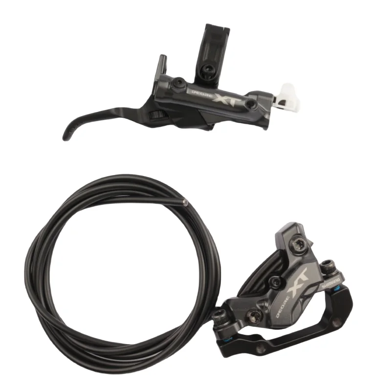 Shimano DEORE XT M8200 Bremse hydraulische Scheibenbremse 2-Kolben M8220 4 Kolben MTB mit J05A ICE-TECH Harzpolster Fahrradteile – Detail 11