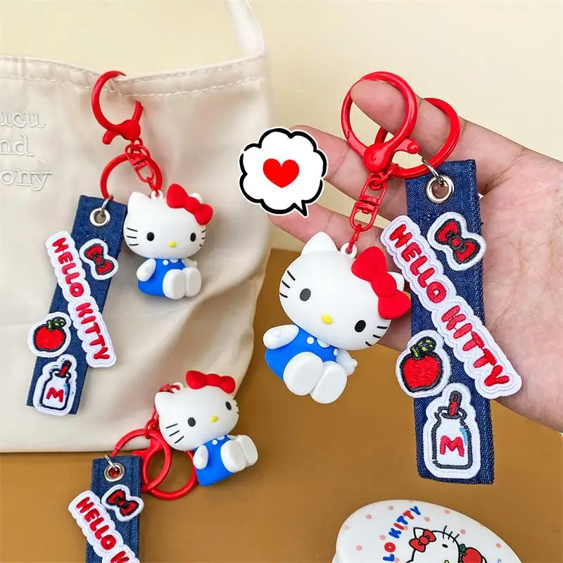 

Японский Sanrio Kawaii Hello Kitty ковбойская серия брелок мультфильм рюкзак кулон креативный детский праздничный подарок