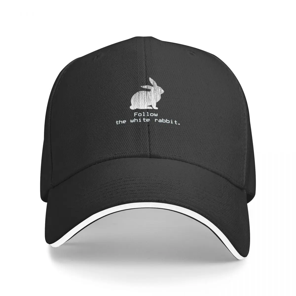 My Favorite People Follow The White Rabbit. Gift Music Fans Baseball Cap Ball Cap Golf Wear Golf birthday Boy Child Women's