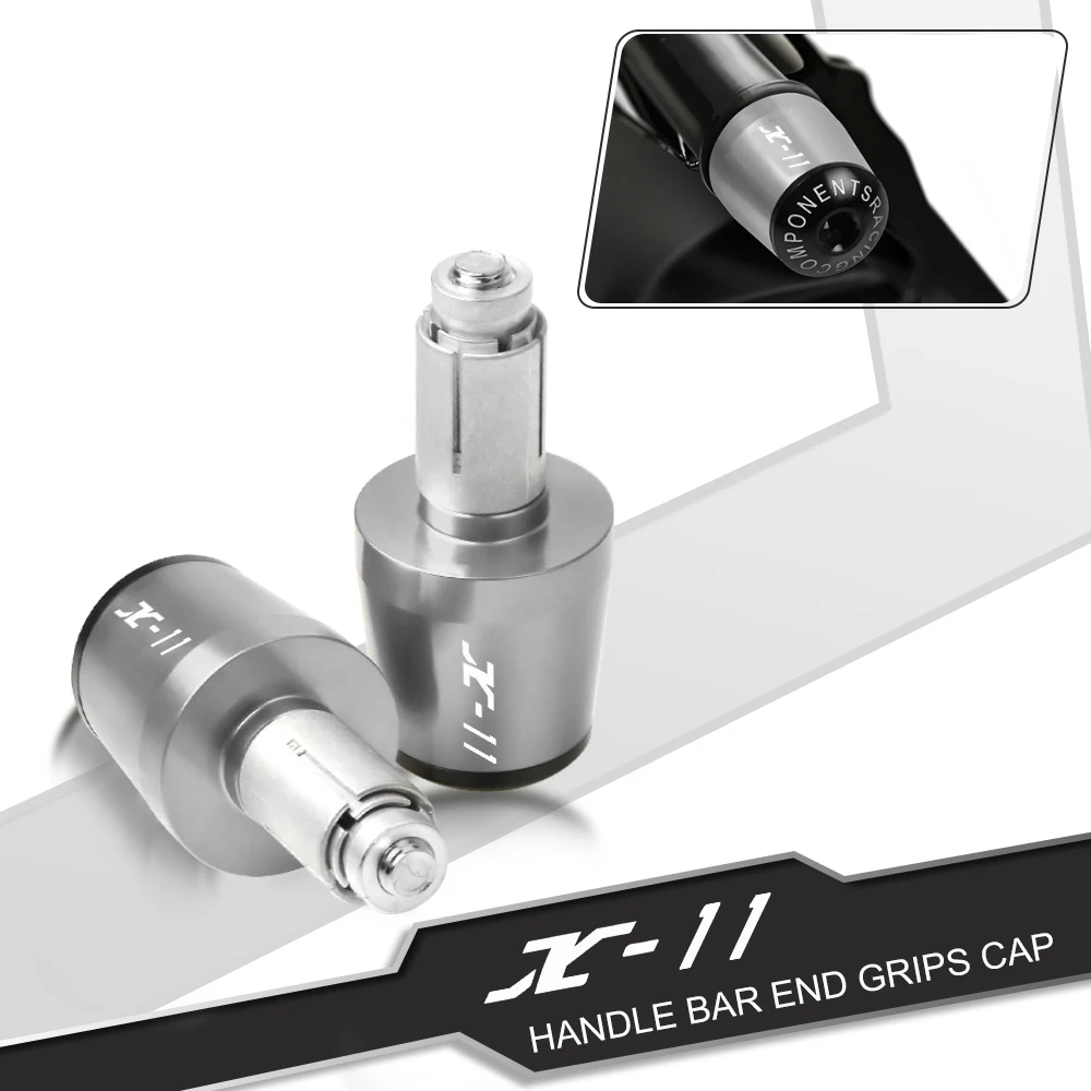 

X11 Motorcycle Aluminum 7/8'' 22mm Handle Bar End Grips Cap Hand Bar Ends Plugs For Honda X-11 X 11 1999 2000 2001 2002 X11