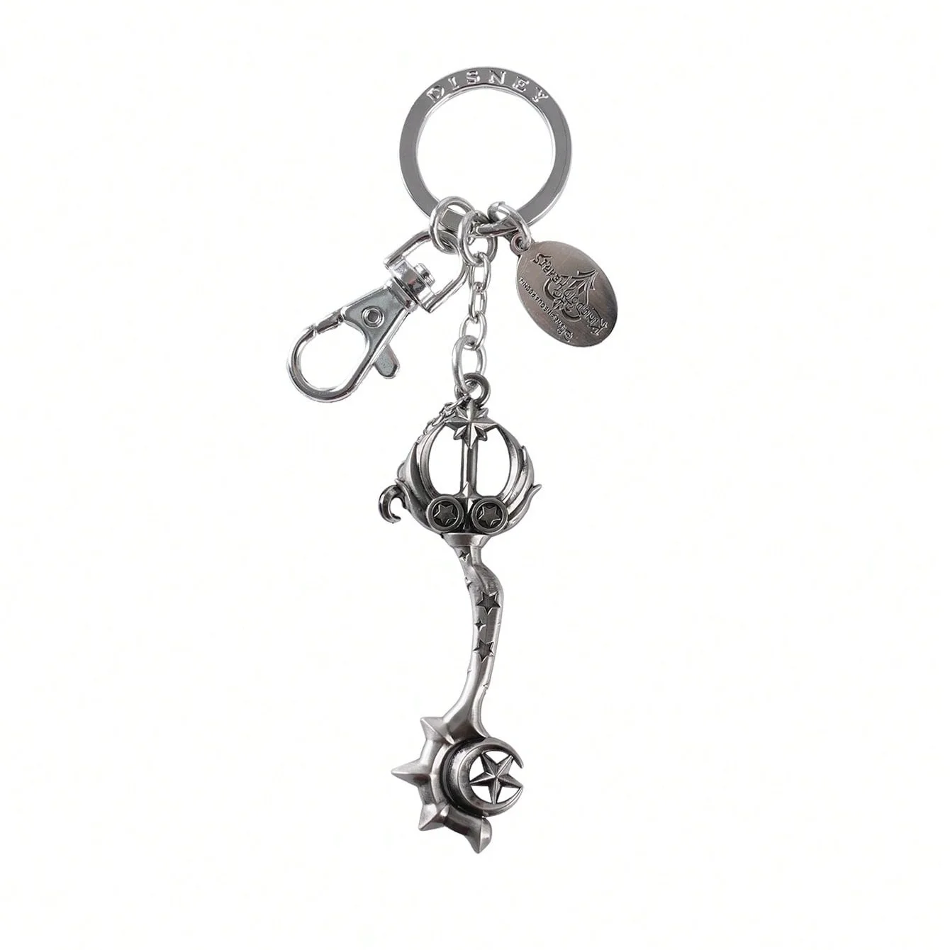 1 Llavero de metal con licencia oficial de Disney Kingdom Hearts Star Seeker, accesorio para llavero, decoración para bolso