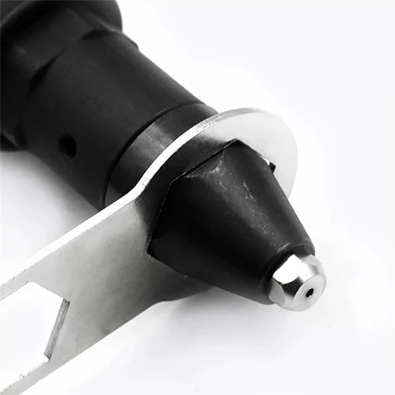 Fresco elétrico para broca sem fio rebitador conjunto de adaptador de porca de rebite AKAPE-ferramenta de porca de rebite 2.4 ~ 4.8mm (preto)