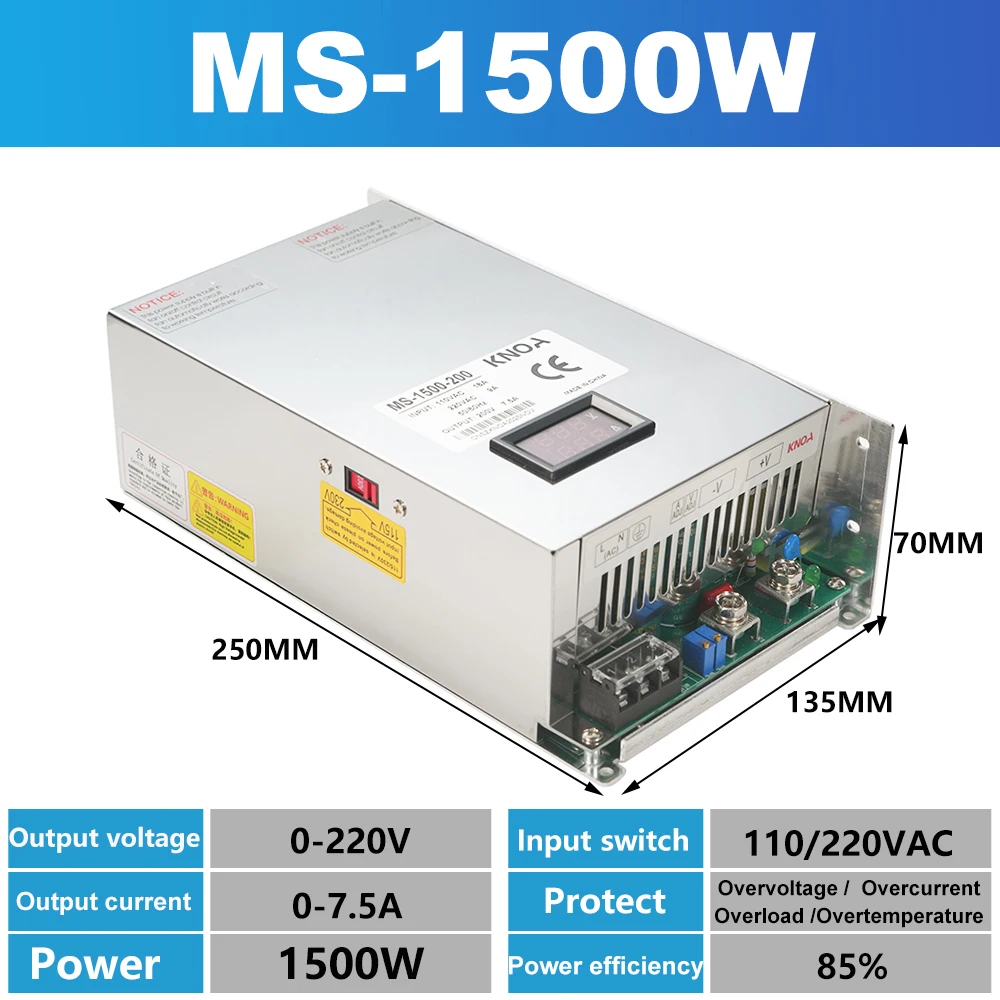 500W 600W 1000W 1500W 2000W Digital Display Adjustable Power Supply AC DC 12V15V24V36V48V High Performance Industrial Transforme image 3