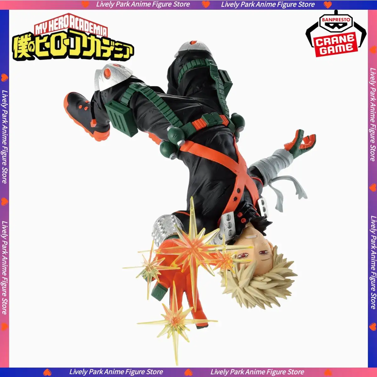BANDAI Original Figure My Hero Academia MAXIMATIC KATSUKI BAKUGO Action Toy Figures PVC Model Collect Statue Toys For Kids Gifts