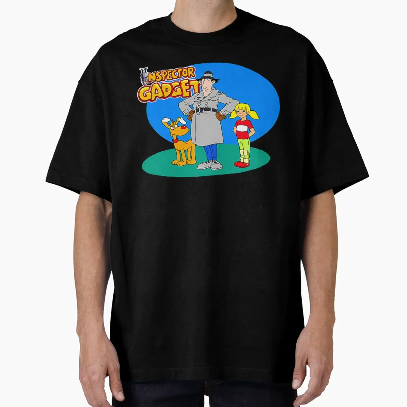 Inspector Gadget designed and sold by SawdahFairfield vintage Washed Top For Everyday Wear Versatile Stylish Soft homme