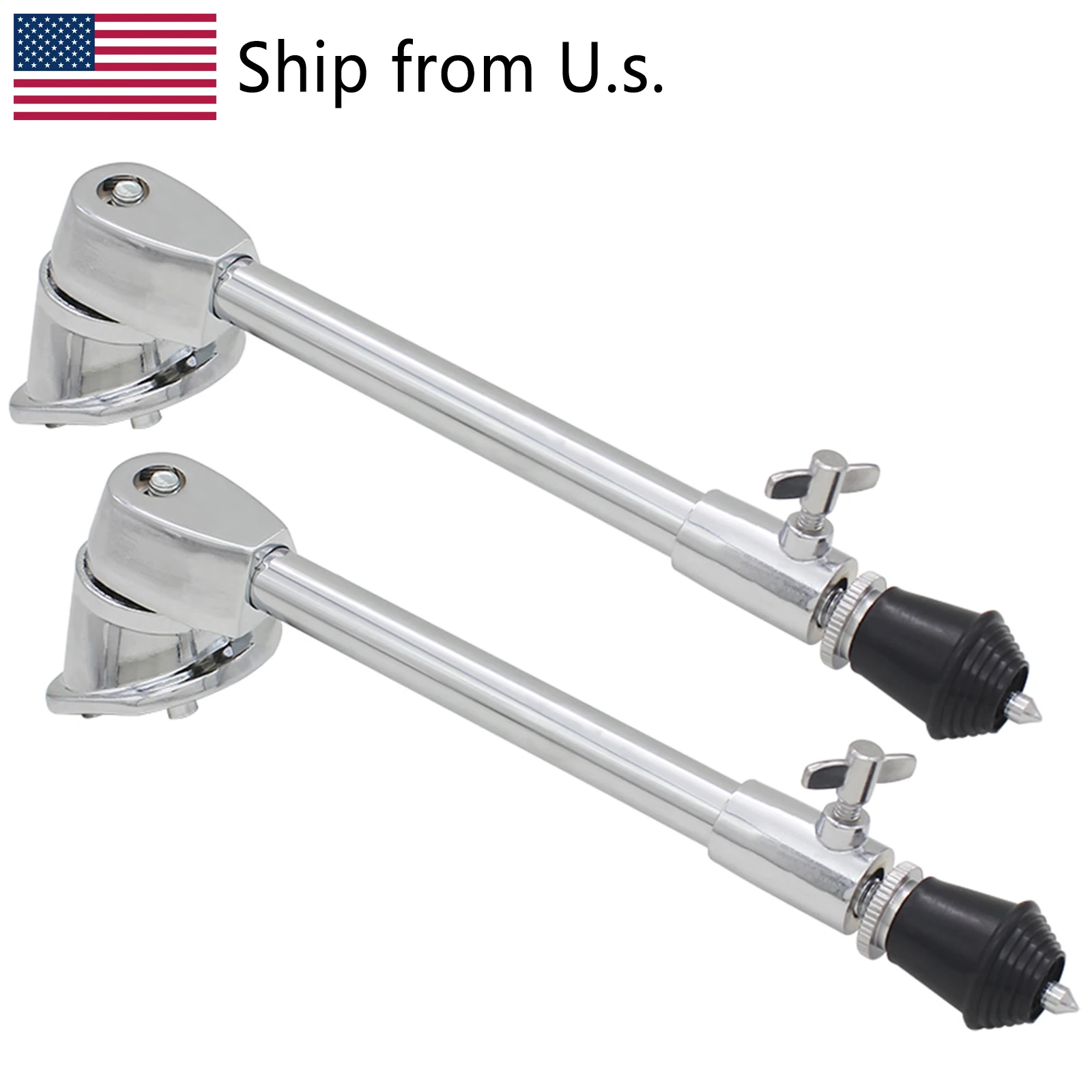 2Pcs Drum Legs Thigh Drums Drum Stand Bass Drum Foot Spurs Legs Drum Set Bottom Support Leg Percussion Instruments Accessories