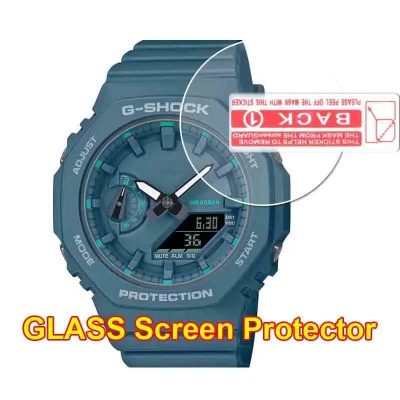 2PCS/3PCS Glass Screen Protector For  GM-2100 GMA-S2100 PRW-61 GWG-1000-1A3 GWG-B1000 GWG-100  Watch,2.5D Rounded Edges 9H