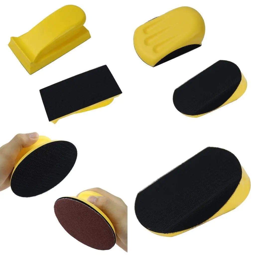

652F Grinding Block Sandpaper 5 Inch 6 Inch Handheld Grinding Sticky for Angle Grinder Die Grinder Surface Prep Strip