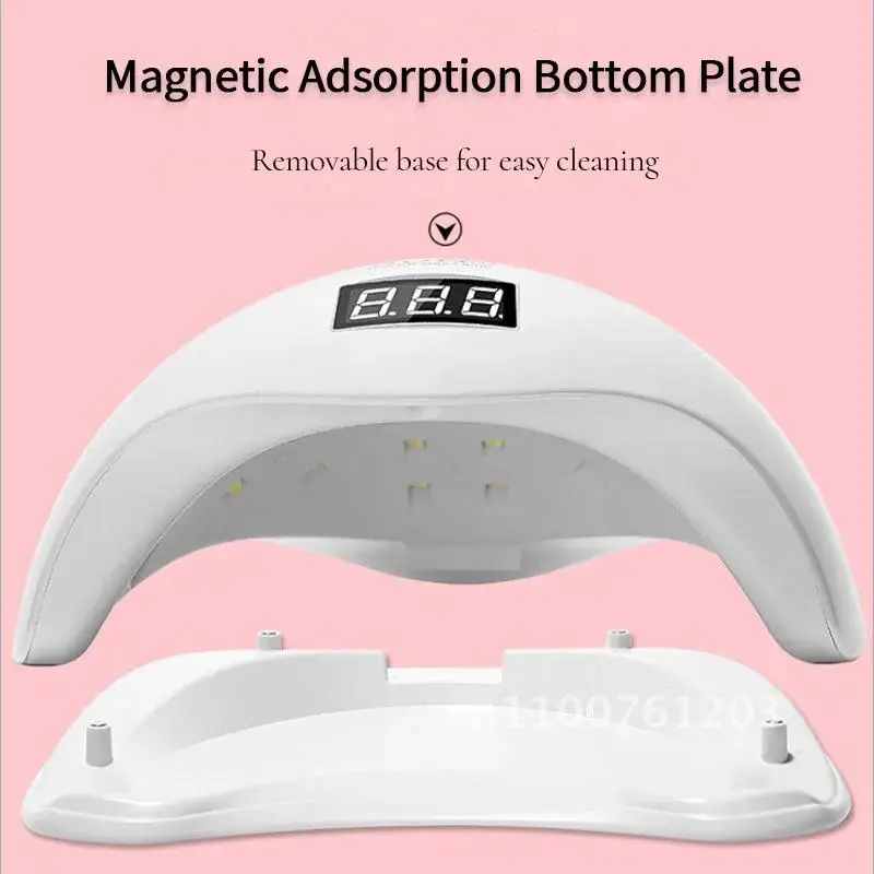 SUN5 48W LED UV โคมไฟสําหรับเล็บแห้งเจลทั้งหมด Motion Sensing Professional Cabin เล็บเครื่องมือสําหรับ Home