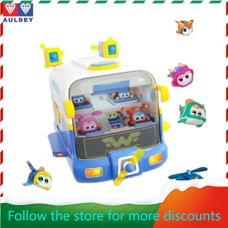 

AULDEY‌ Original Super Wings Mini Super Pet Dinosaur Base Bus Movable Model Collection Children 's Holiday Gift in Stock