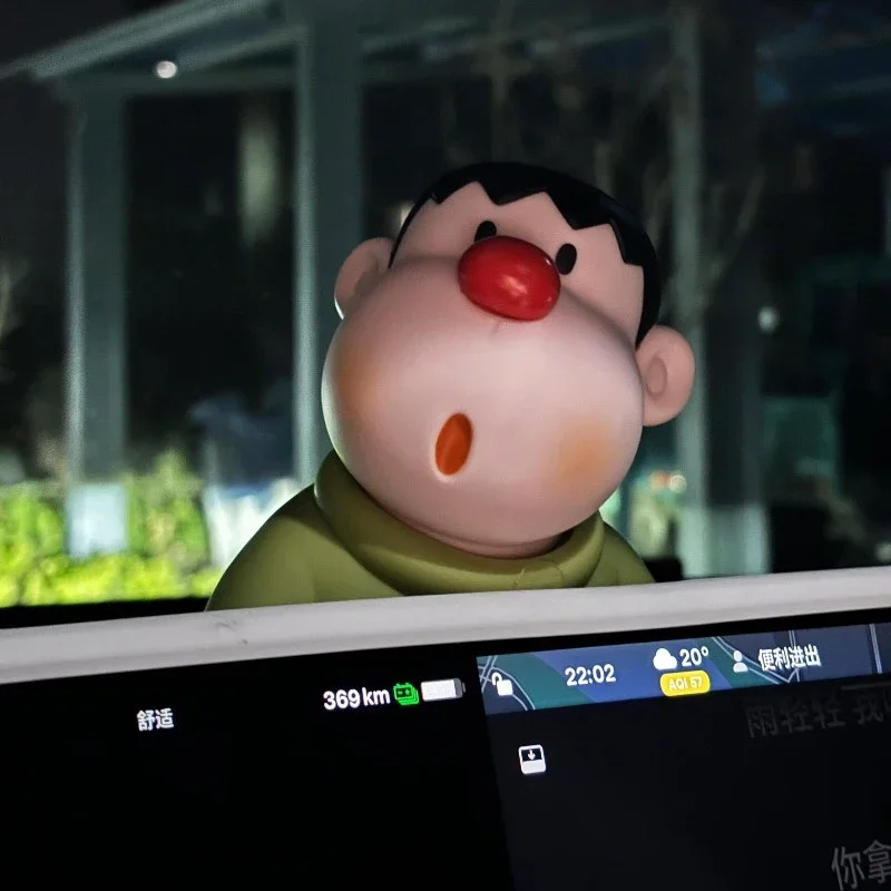 تاكيشي جيان اليابان أنيمي الشكل دمية سيارة الحلي السيارات الديكور الداخلي سيارة التحكم المركزي الديكور حالة الكمبيوتر اللعب #3